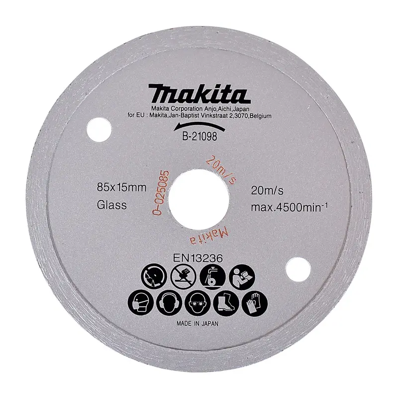Diamond wheel 85mm, Wet