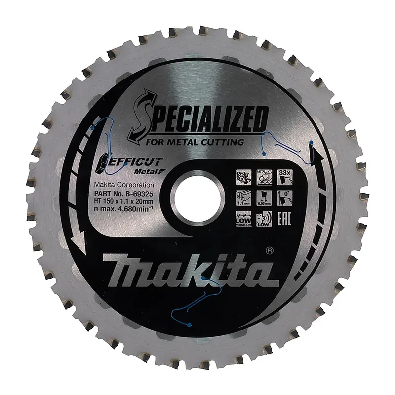 TCT Efficut Saw Blade 150x20x33T (Metal)