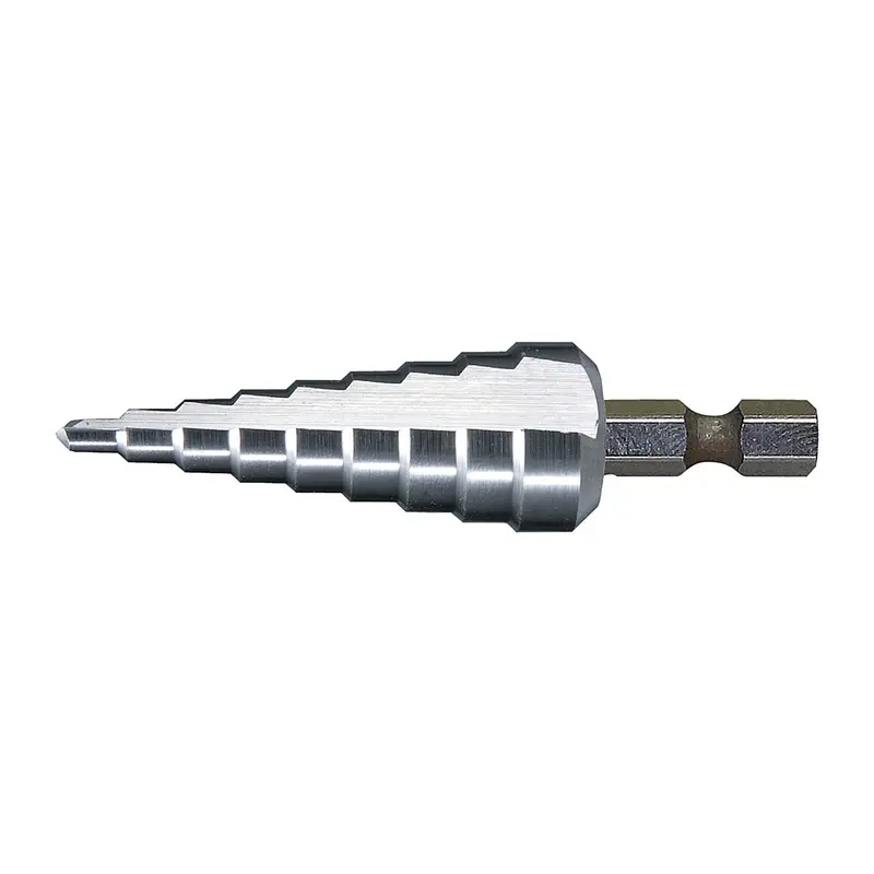 Step drill bits