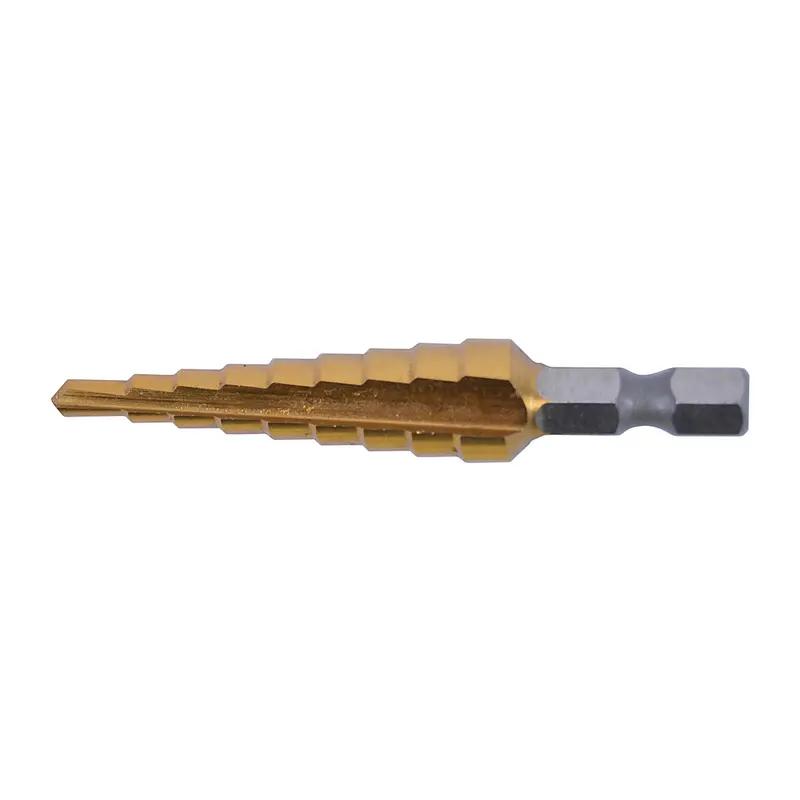 Step drill bits
