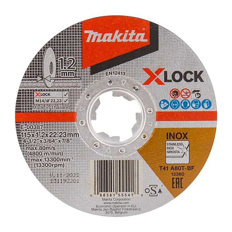 115x3x22,2 mm X-LOCK (4.1/2”)