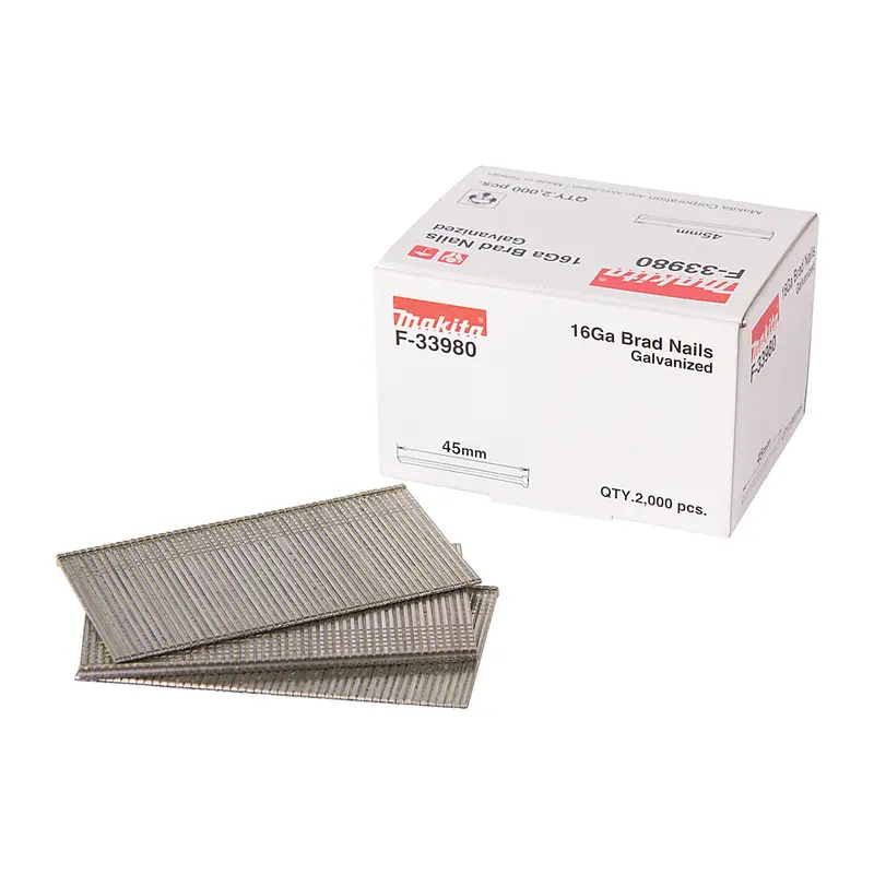 16GA Smooth Shank Brad Nails 45mm (2000pc)