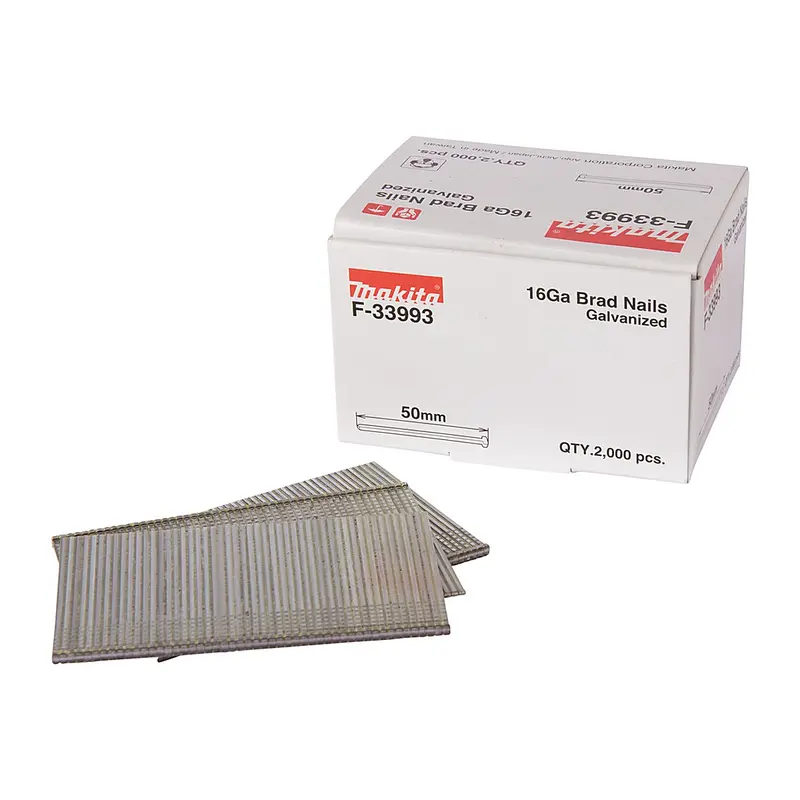 16GA Smooth Shank Brad Nails 50mm (2000pc)