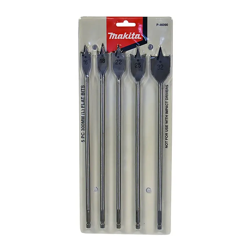 Performance Flat Bit 5pc Set (long length)