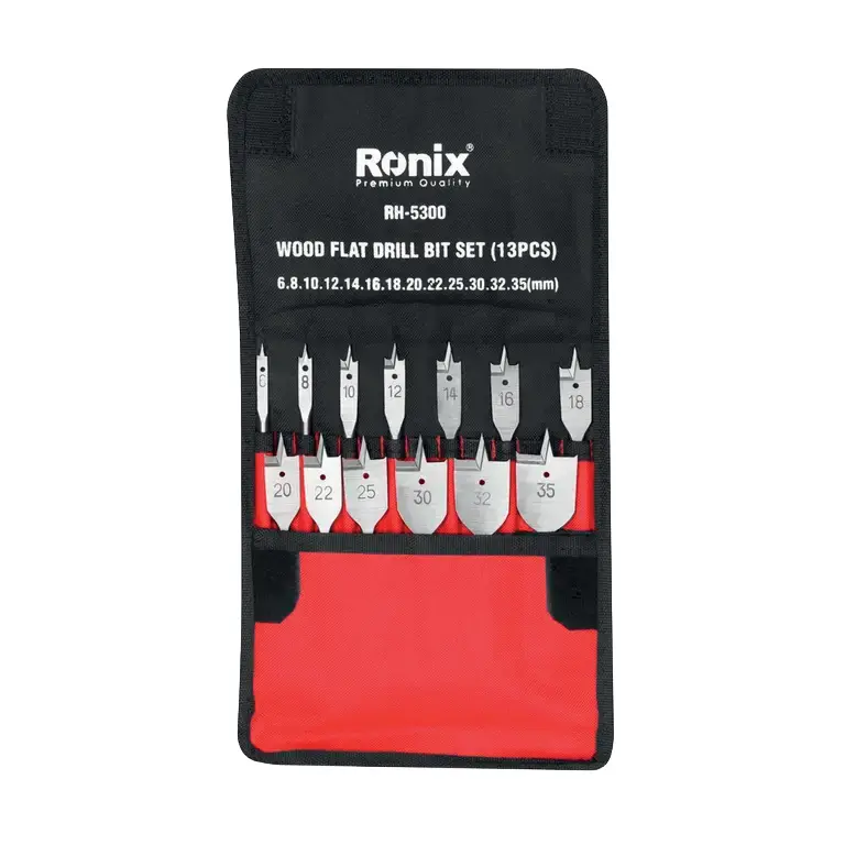 Wood Flat Drill Bit Set